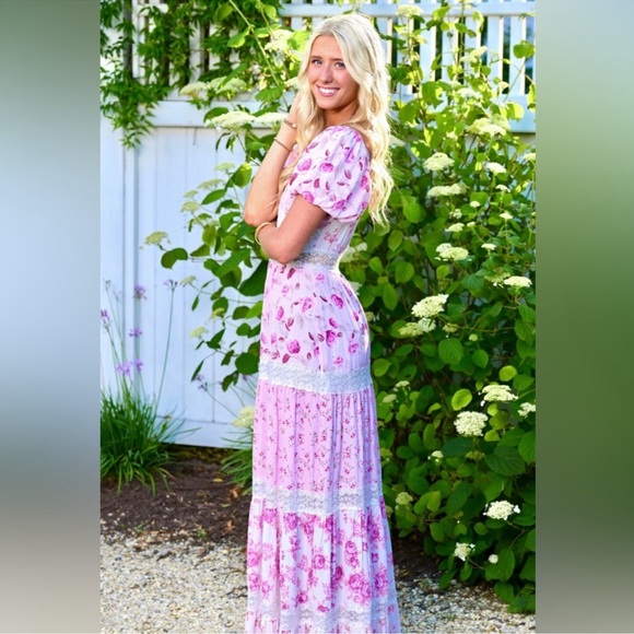ALTAR’D STATE DARIANNE FLORAL MAXI DRESS - Picture 3 of 16